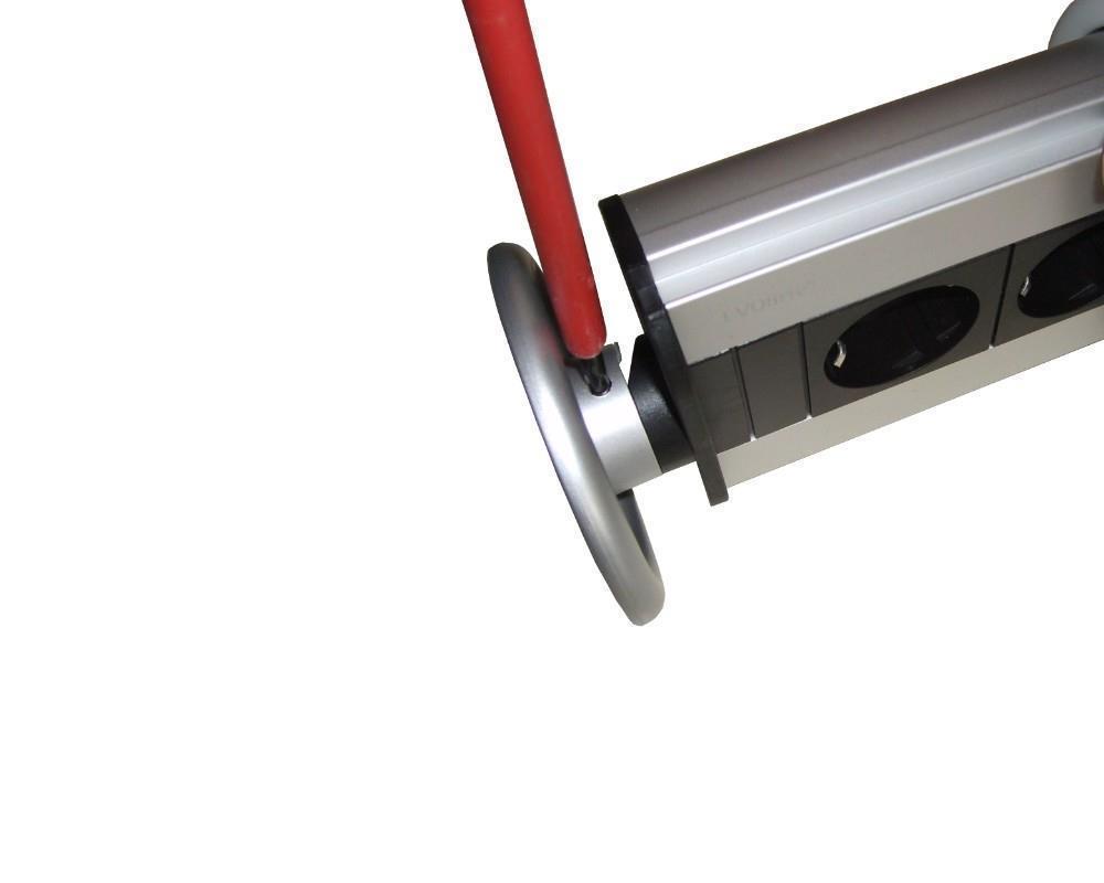 Schulte EVOline Wippdeckel 90.282 weiß für Port Cuisine
