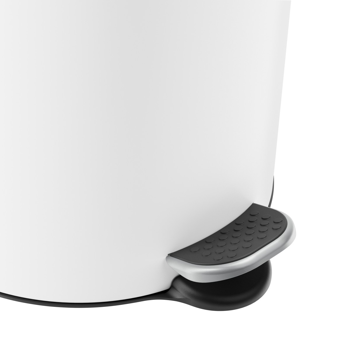 Hailo Standmülleimer 5050301 Selekta rund 5 Liter weiß