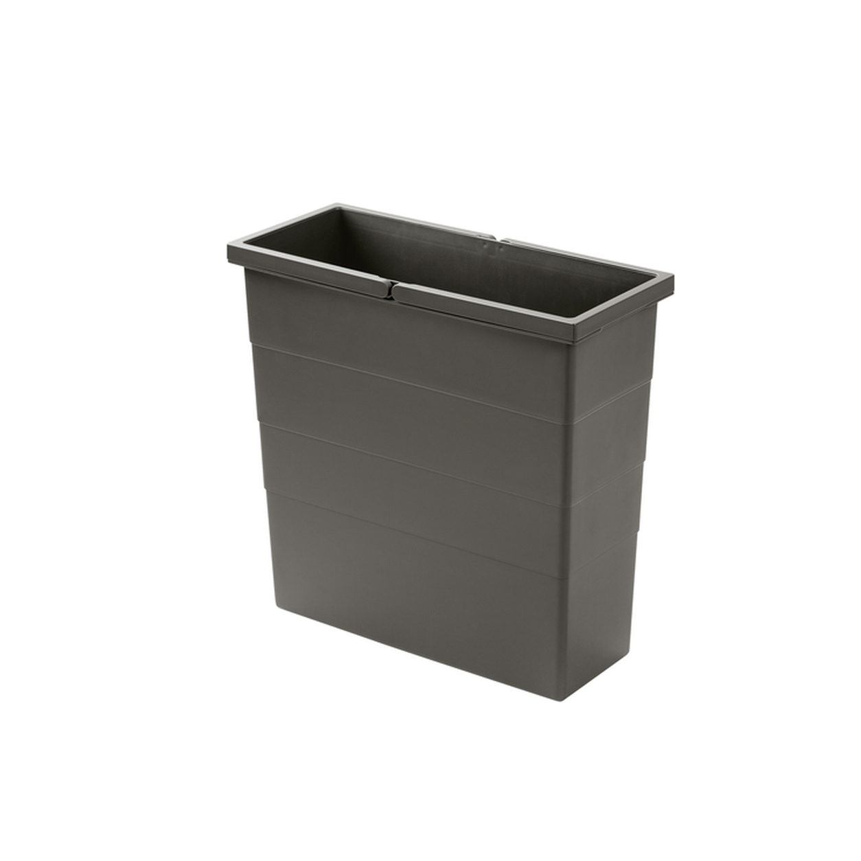 Hailo Inneneimer 1220369 dunkelgrau 18 Liter 385 x 166 x 380 mm