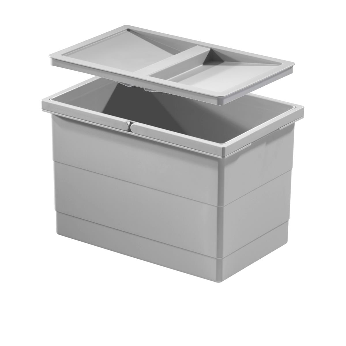 Hailo Inneneimer 1073979 mit Deckel 350 x 226 x 220 mm 2 Henkel