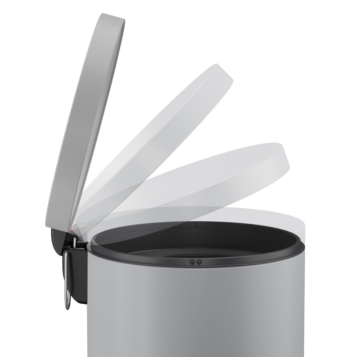 Hailo Standmülleimer 5020201 Selekta rund 20 Liter Edelstahl