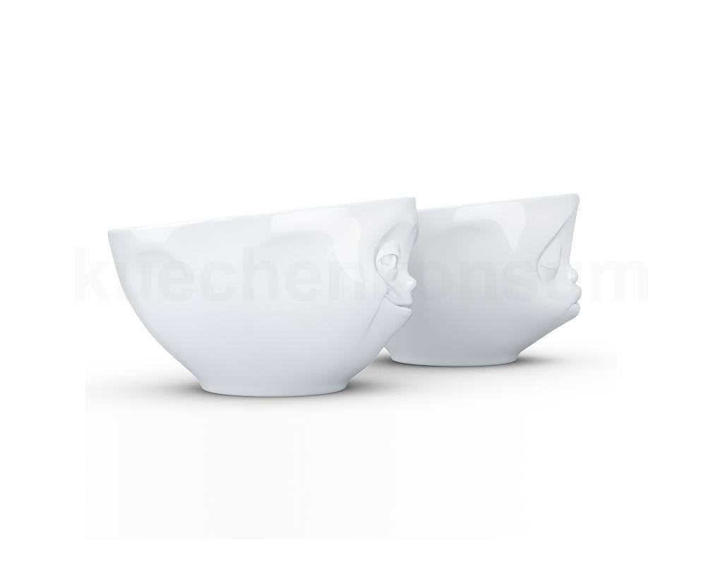 TV Tasse Dip-Set 21.01 Happy und Kiss klein weiß