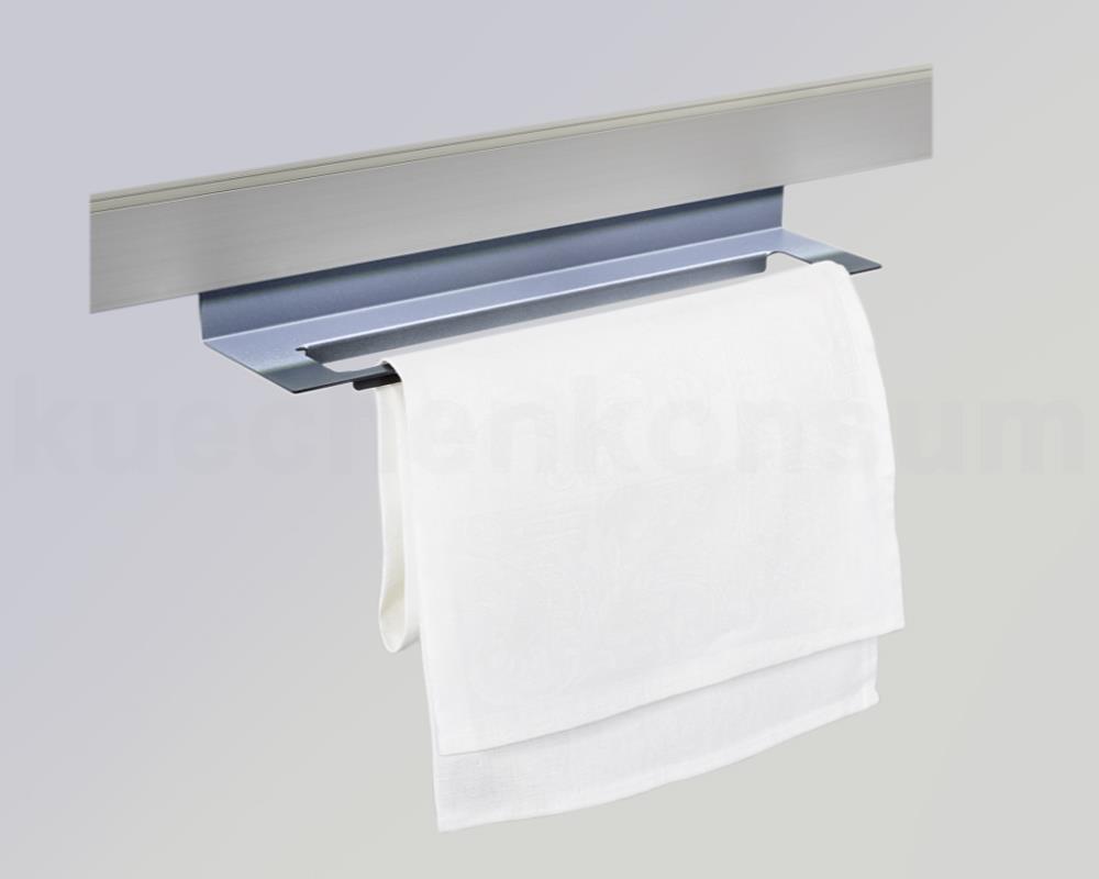 Linero MosaiQ Tuchleiste zum Einhängen titangrau 350 x 75 x 40 mm