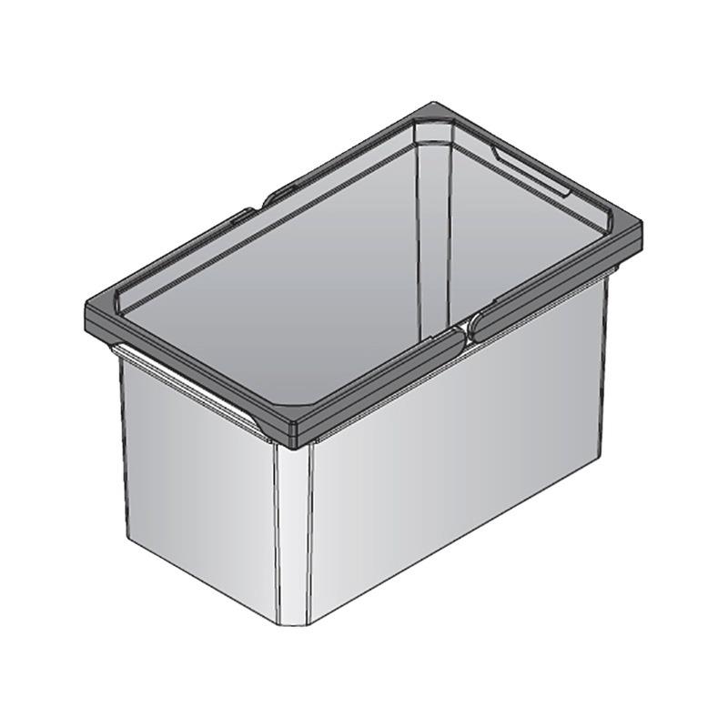Vauth Sagel Mülleimer 720805 mit Deckel Envi Free 230 x 382 x 216 mm Anthrazit