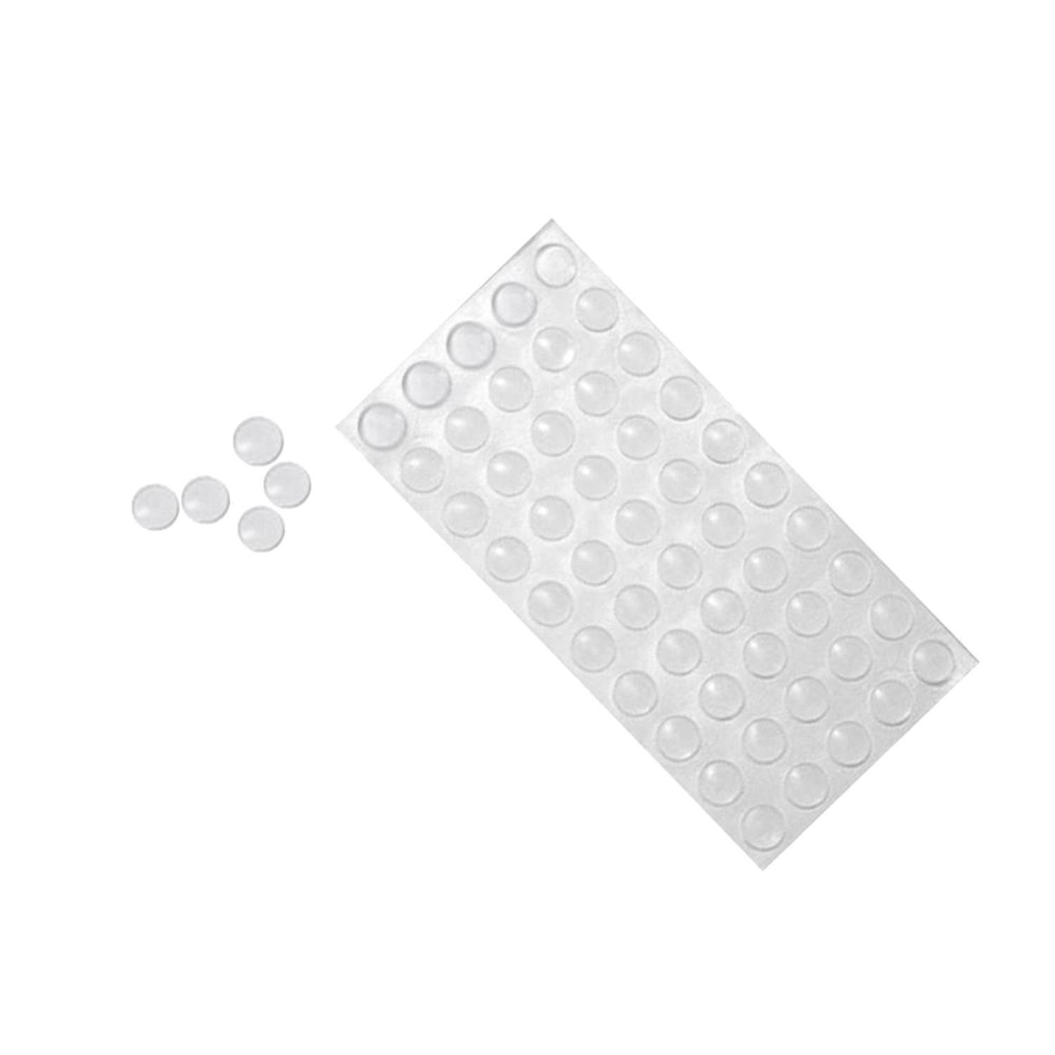Türanschlagpuffer selbstklebend 8 x 1,6 Möbelpuffer transparent 50 Stück