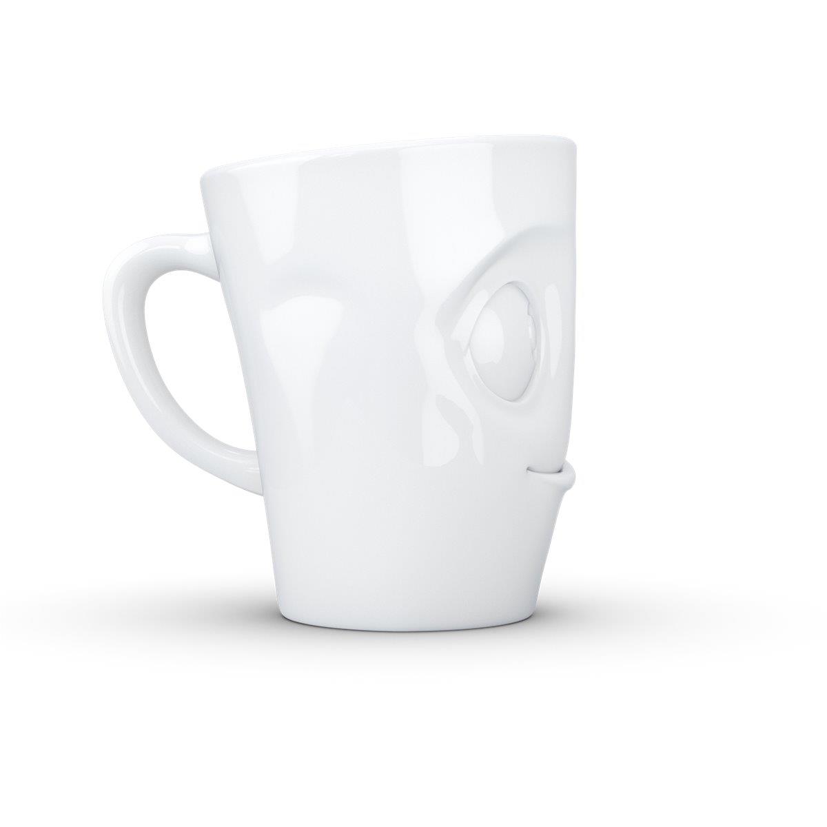 TV Tasse Kaffeebecher 86 Henkelbecher Lecker weiß