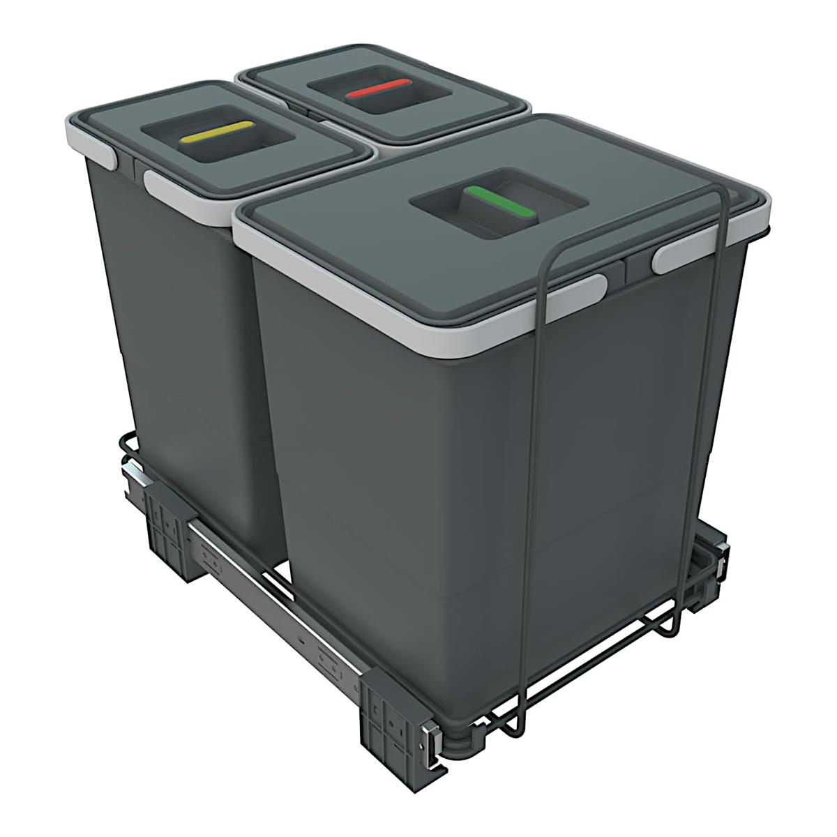 Elletipi Ecofil Abfallsammler PF01 34B1 Auszug 2x 8 + 18 Liter