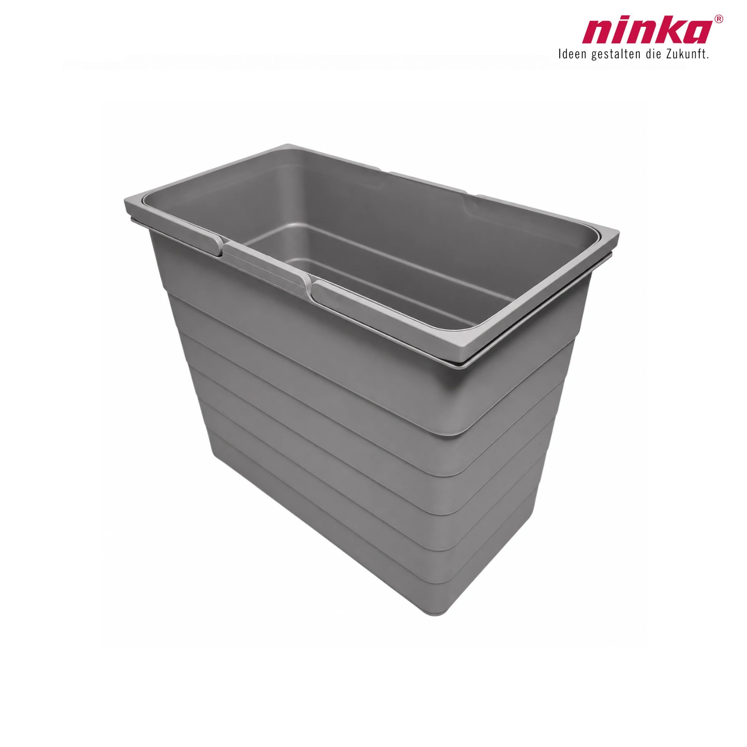 ninka Inneneimer 5061.91 eins2vier hellgrau 25 Liter 412 x 230 x 330 mm
