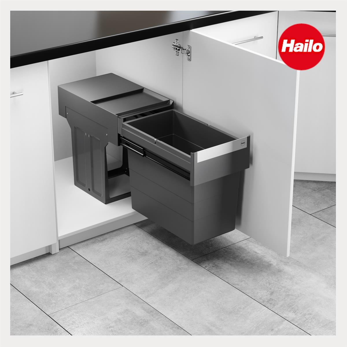 Hailo Abfallsammler 3666911 Einbau SingleBox 28 Liter