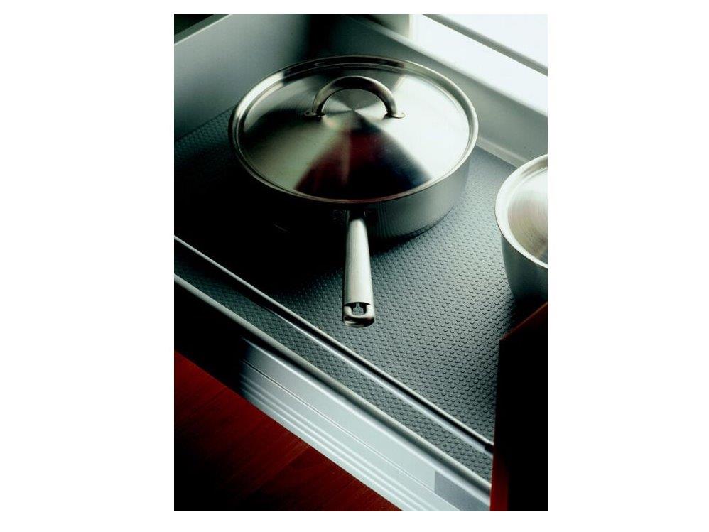 Antirutschmatte je laufender Meter für Schubkasten Auszug in Silber Tiefe 50 cm