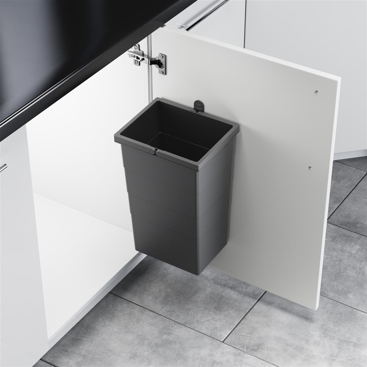 Hailo Inneneimer 1138995 ReadyBin 13 L 207x242x350 mm mit Wandhalter