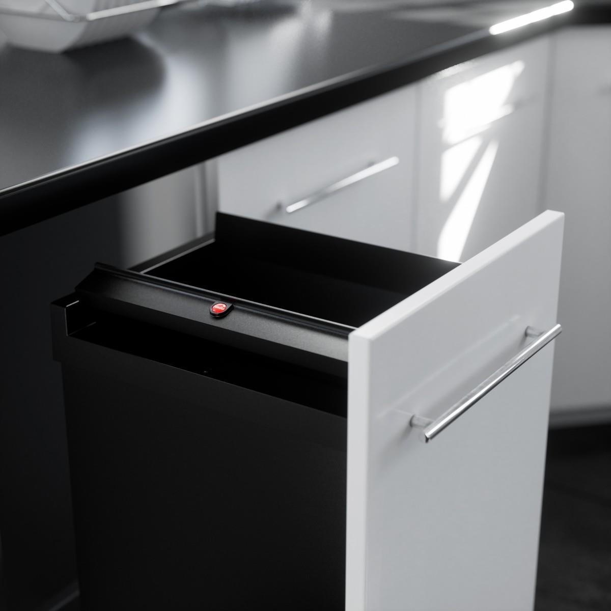 Hailo Abfallsammler 3273101 Wertstoffbox 53 L schwarz