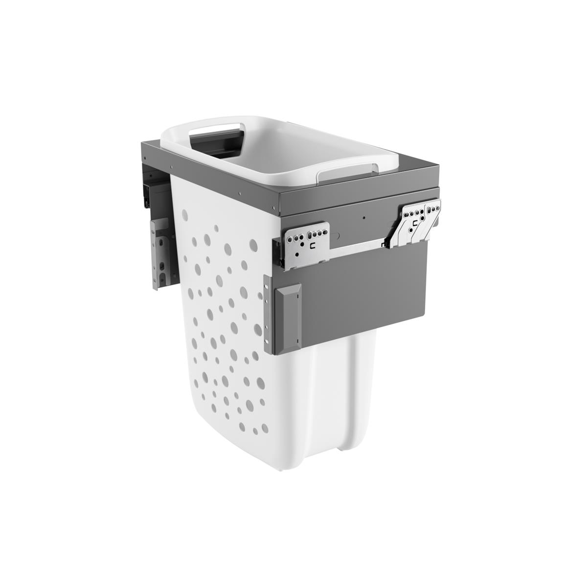 Hailo Wäschesammler 3270491 Laundry Carrier 45 Einbau Wäschekorb Bad 33 Liter