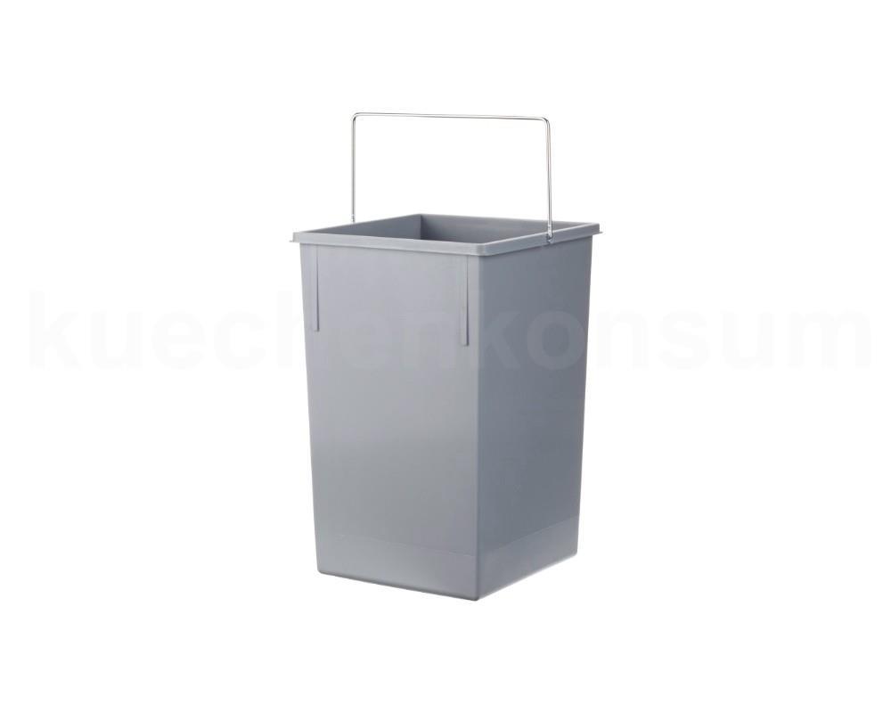 Hailo Inneneimer 1091309 hellgrau 15 L 220 x 230 x 350 mm mit Deckel