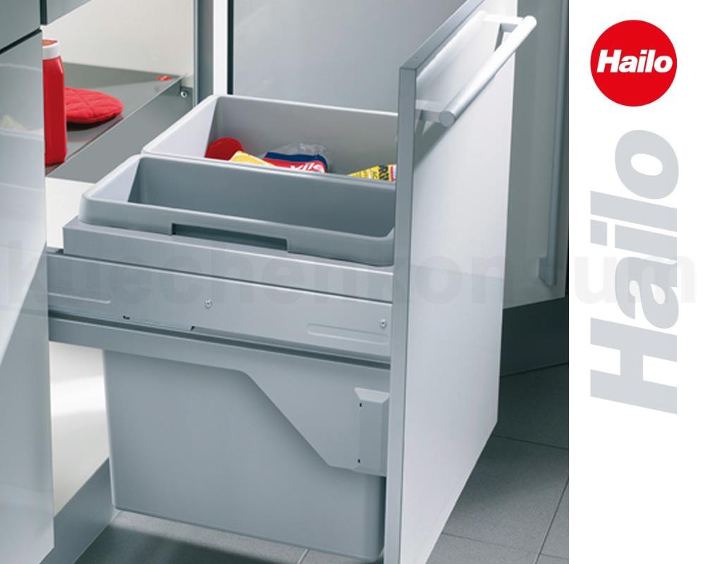 Hailo Abfallsammler 3610521 CS Slide Euro-Cargo-S 30 + 19 Liter