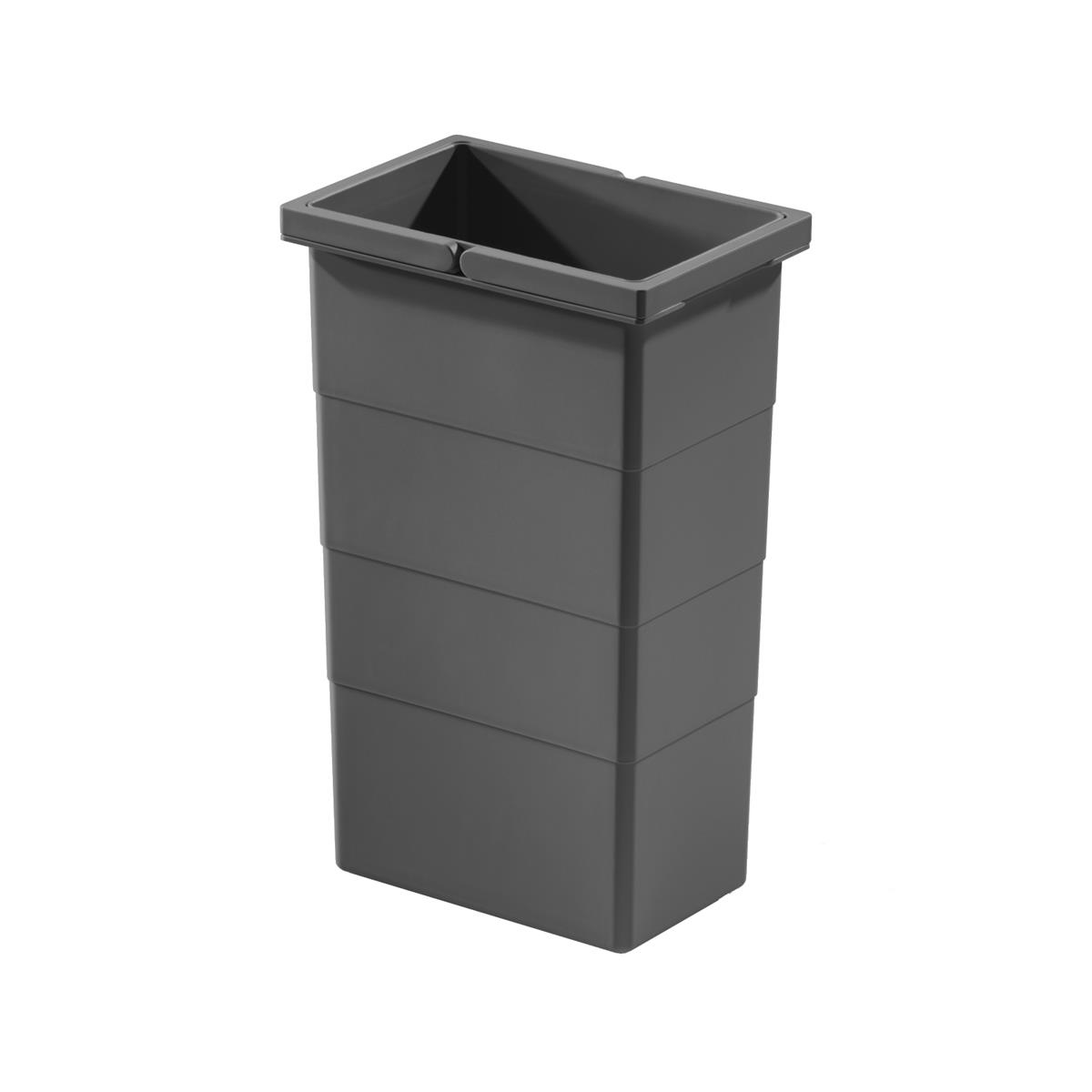 Hailo Inneneimer 1224679 dunkelgrau 8 L 242 x 138 x 350 mm 2 Henkel