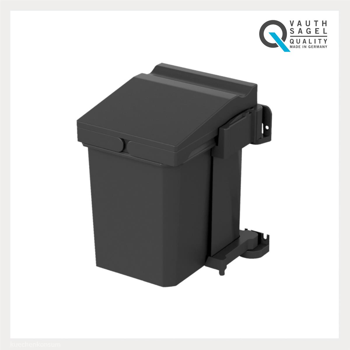 Envi Single Abfallsammler 20794 Lavagrau 7 Liter