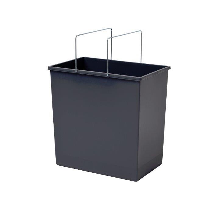Hailo Inneneimer 1050209 dunkelgrau 24 L 345 x 220 x 350 mm 2 Henkel
