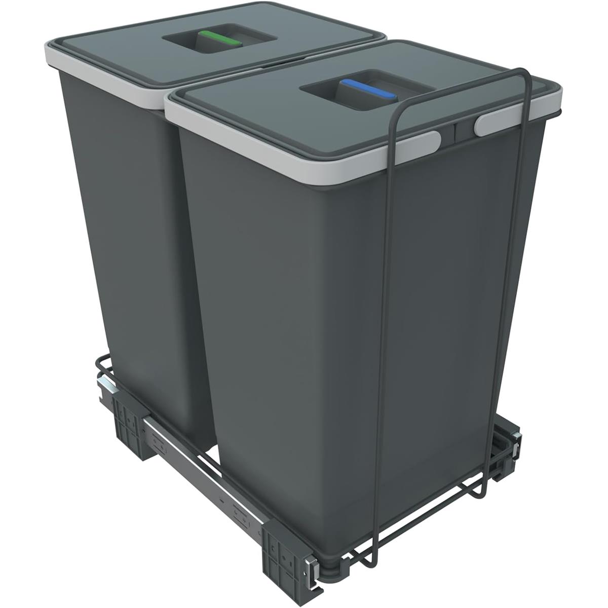 Elletipi Ecofil Abfallsammler PF01 44B2 Auszug 2x 24 Liter