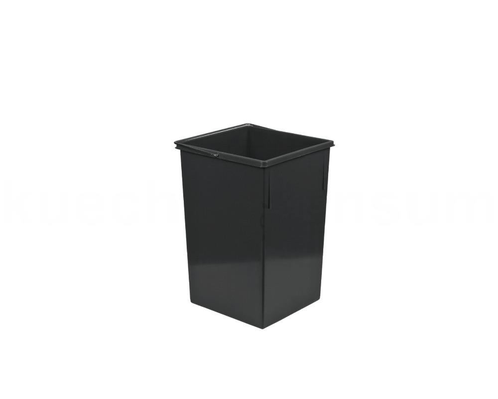 Hailo Inneneimer 1220189 basaltgrau 15 Liter 230 x 220 x 350 mm mit Henkel