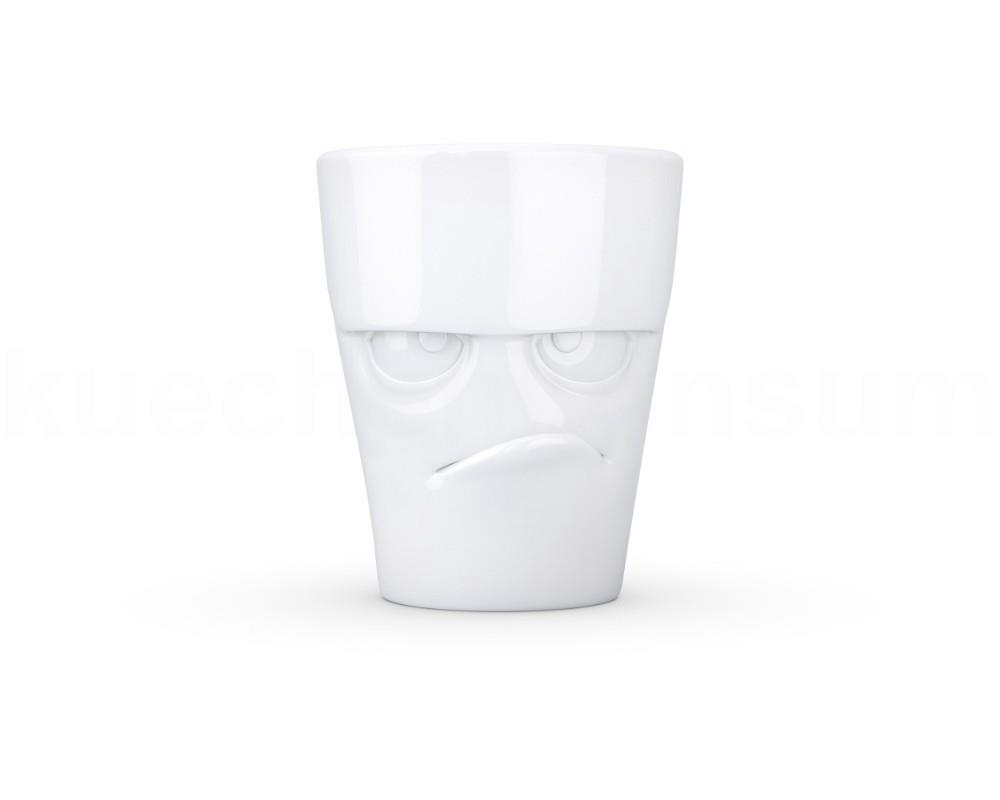 TV Tasse Kaffeebecher 81.01 Henkelbecher Grummelig weiß