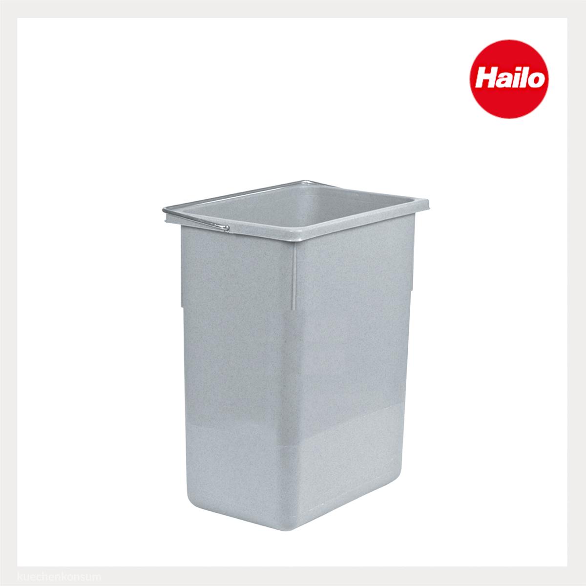 Hailo 8,5 L Inneneimer 1068409 signalgrau 226x 150 x 287 mm mit Henkel