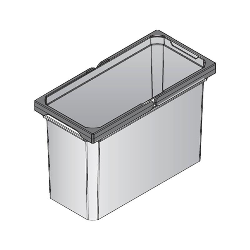 Vauth Sagel Mülleimer 720829 Envi Free 183 x 382 x 256 mm Grau