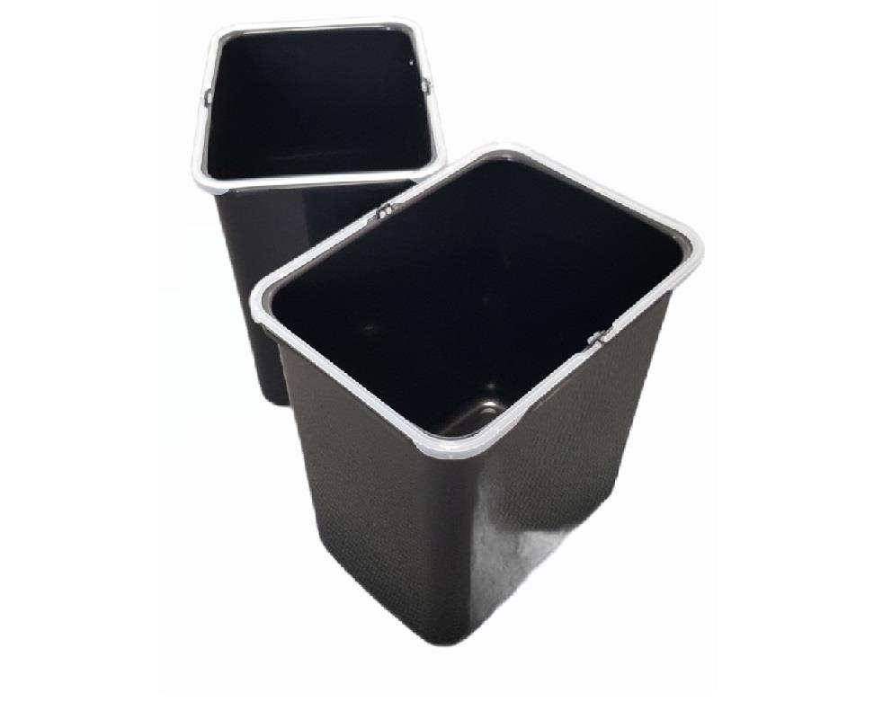 Ekotech Ersatzeimer 2x 16 Liter für Aladin o Ekko schwarz