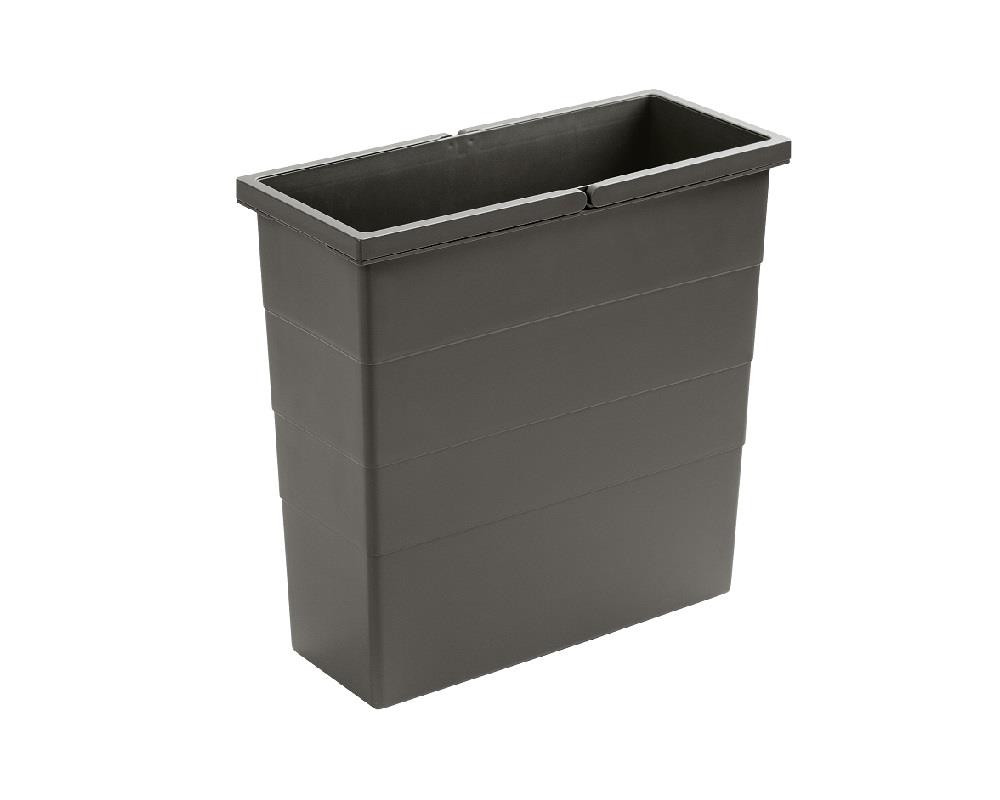 Hailo 18 Liter Inneneimer 1220369 dunkelgrau 385 x 166 x 380 mm
