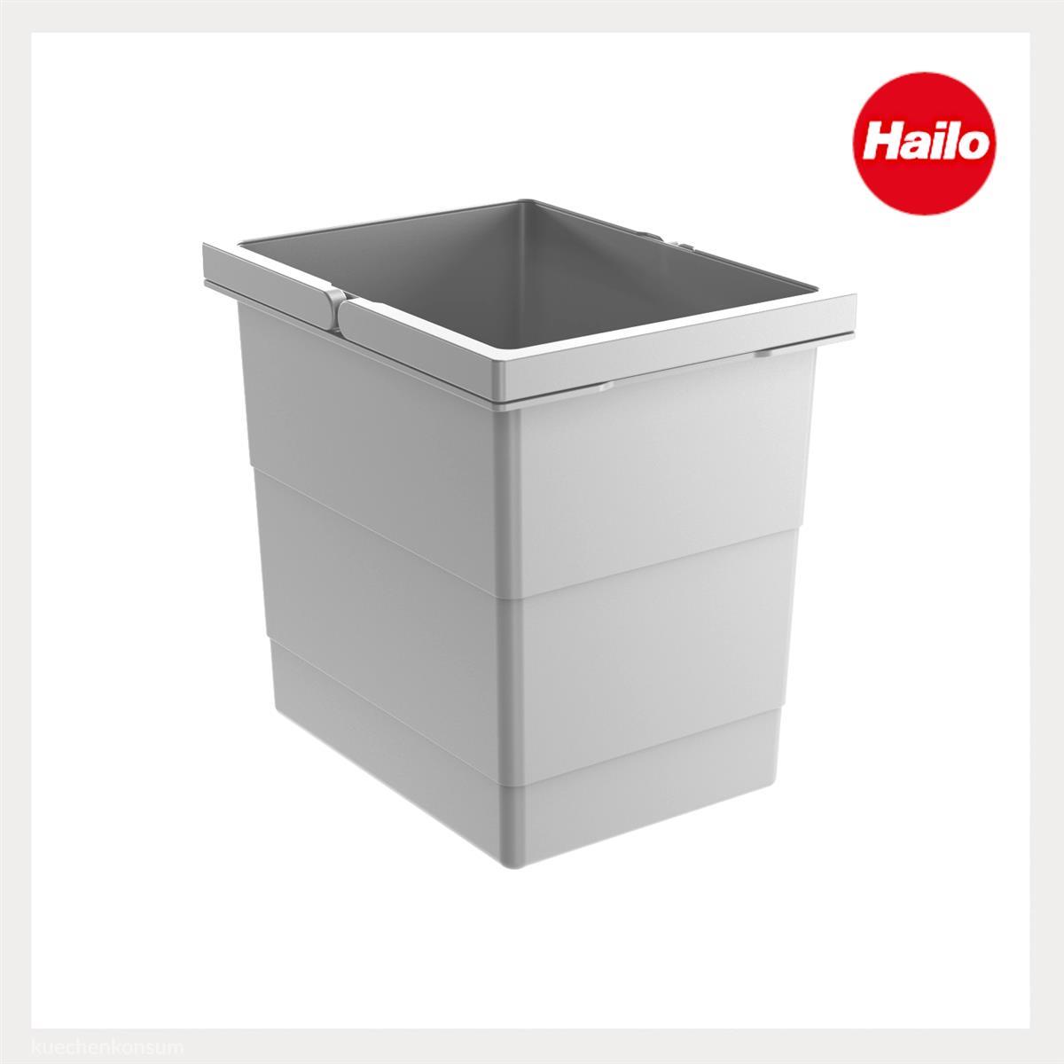 Hailo Inneneimer 1107289 mit Deckel 6,5 L 226x174x200 mm 2 Henkel