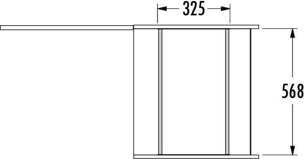 Hailo Getränkekistenhalter 3273611 für 60cm Schrankbreite