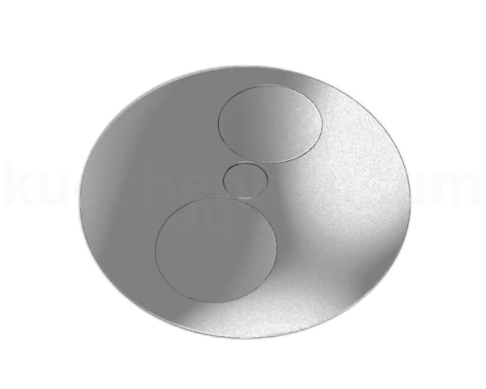 Bachmann Twist 931.000 drehbare Steckdose 2-fach Edelstahl