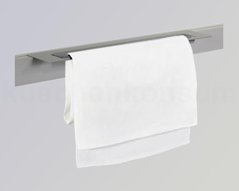 Linero MosaiQ Obere Tuchleiste zum Aufstecken titangrau 350 x 75 x 10 mm