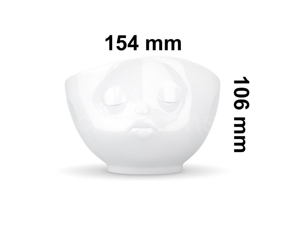 TV Tasse Schale 03.01 küssend 500 ml weiß