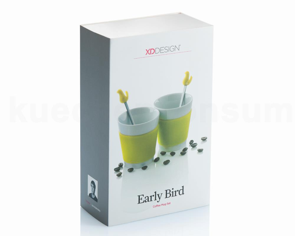 Kaffeetassenset Early Bird Coffee Mug Set XD-Design