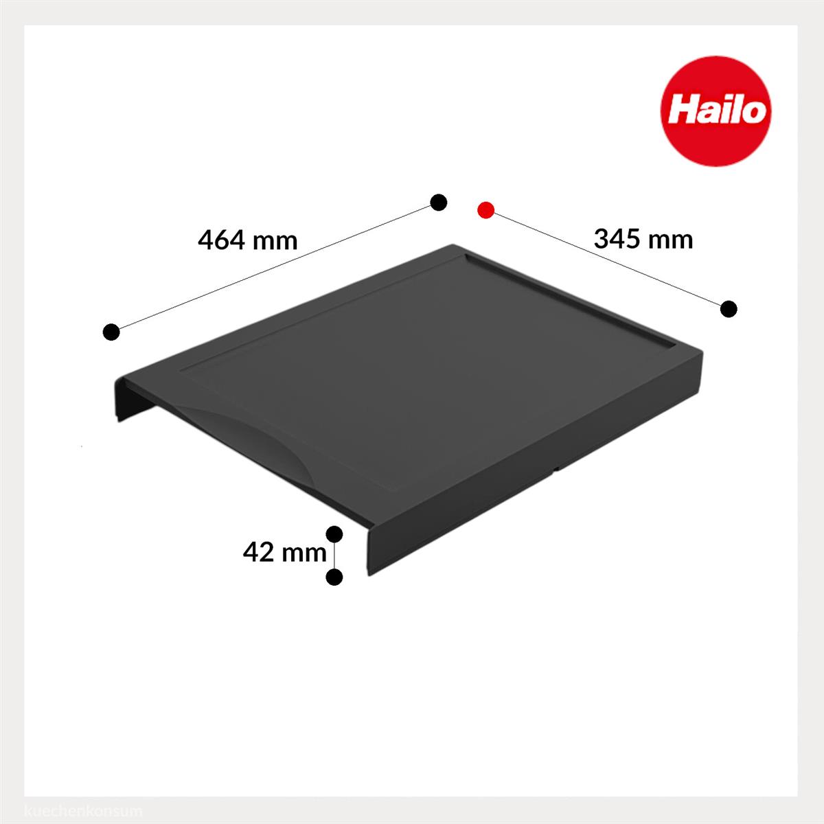 Hailo Deckel 1224479 dunkelgrau 345 x 464 x 42 mm