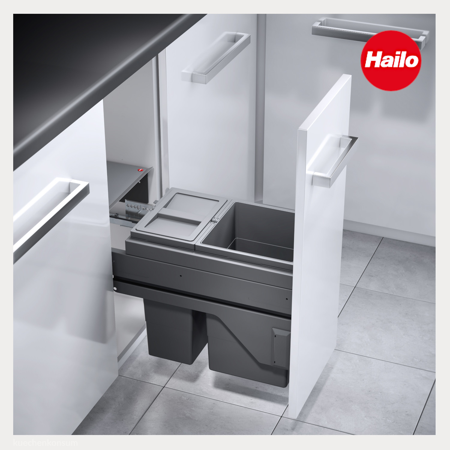 Hailo Abfallsammler 3610871 Cargo 300 Slide 25 Liter