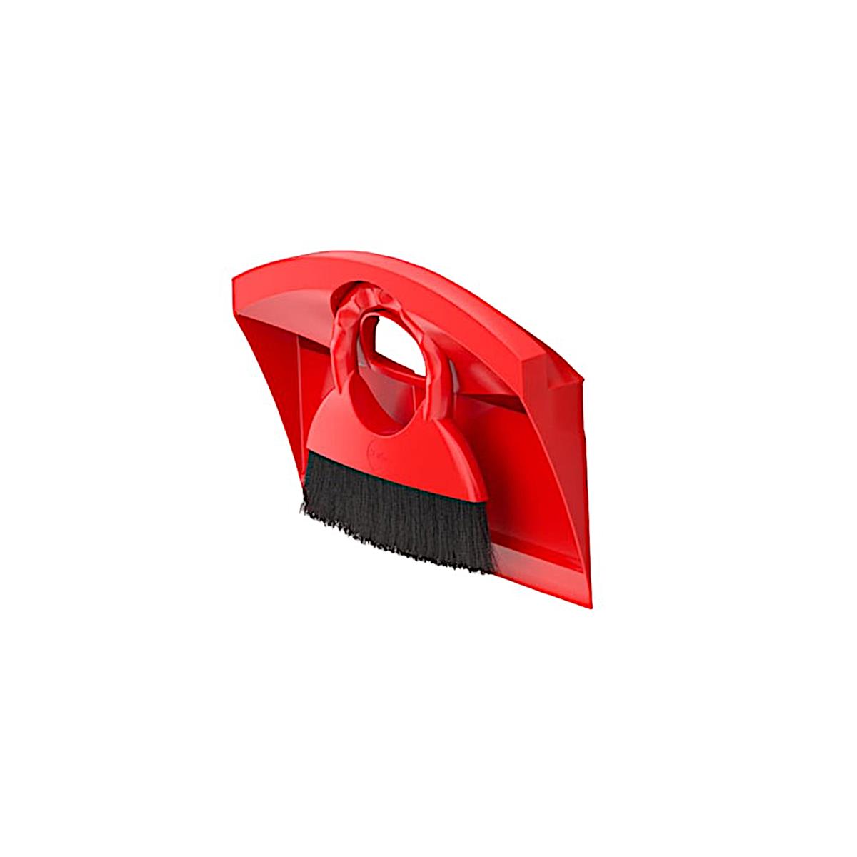 Hailo Kehrset 1068569 Kunststoff rot Schaufel und Besen