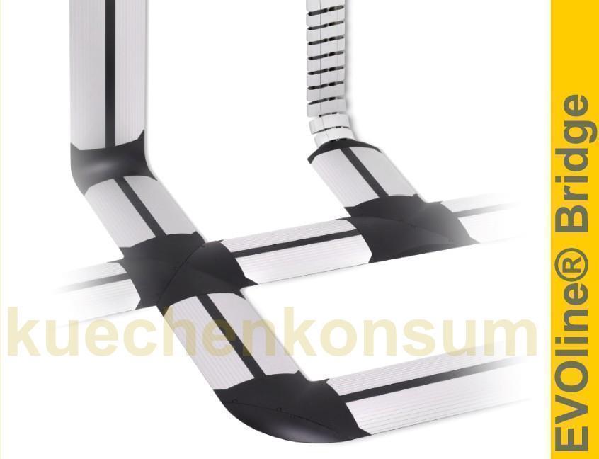 Schulte EVOline Bridge 01.100 Kabelbrücke Aluminium verschraubbar 1000 mm
