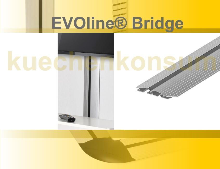 Schulte EVOline Bridge 01.100 Kabelbrücke Aluminium verschraubbar 1000 mm