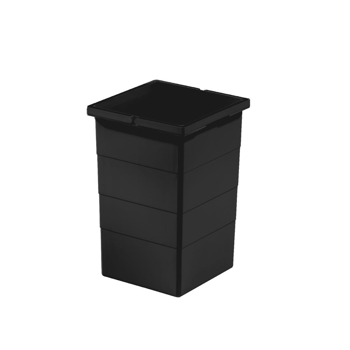 Hailo Inneneimer 1225979 tiefschwarz 15 L 226 x 233 x 350 mm