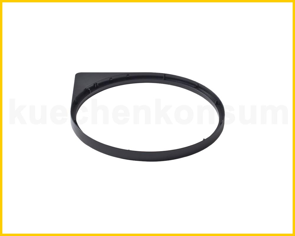 Hailo Mantelring unten 1090299 schwarz für Compact-Box und Mono
