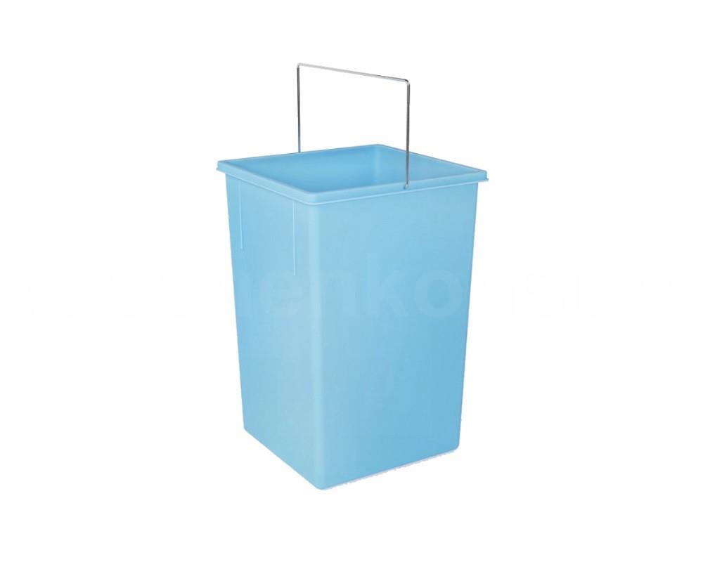 Hailo Inneneimer 1221209 blau 15 Liter 220 x 230 x 350 mm mit Deckel