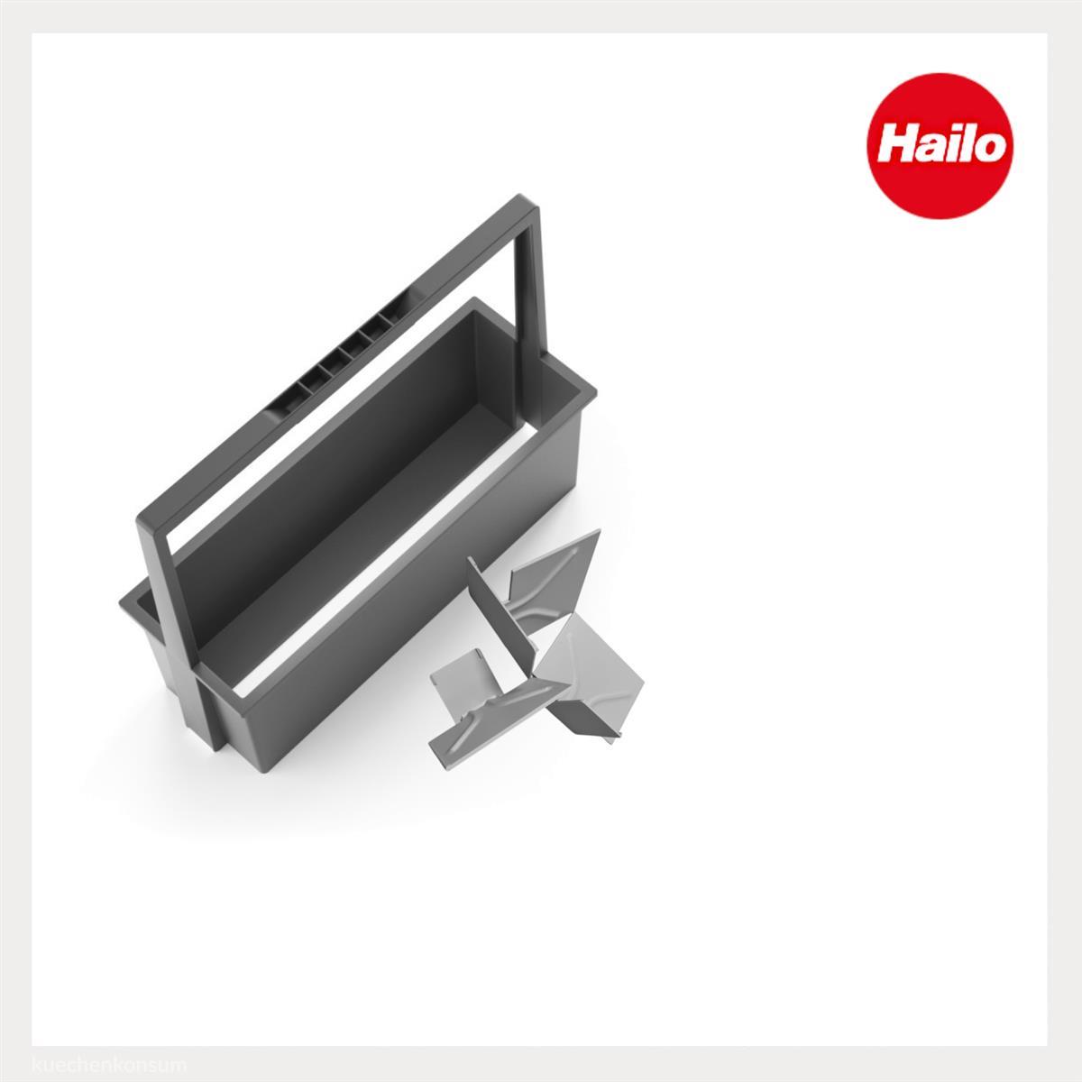 Hailo Carry 3950551 Tragekorb mit 3fach Trenner 9903019 Set