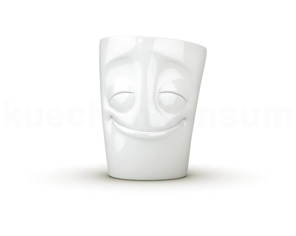 TV Tasse Kaffeebecher 83.01 Henkelbecher Vergnügt weiß