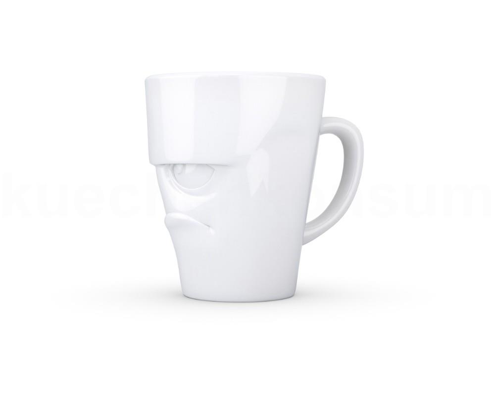 TV Tasse Kaffeebecher 81.01 Henkelbecher Grummelig weiß