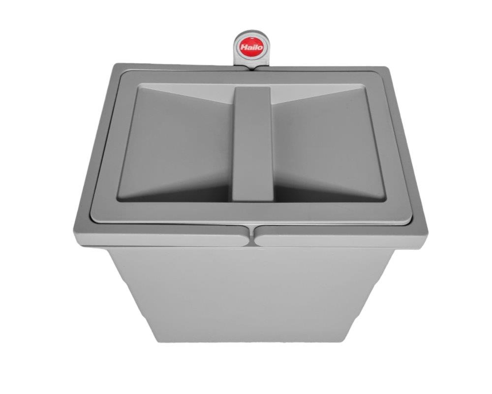 Hailo Inneneimer Wandhalter 9920119 ReadyBin mit Müllbeutelträger grau