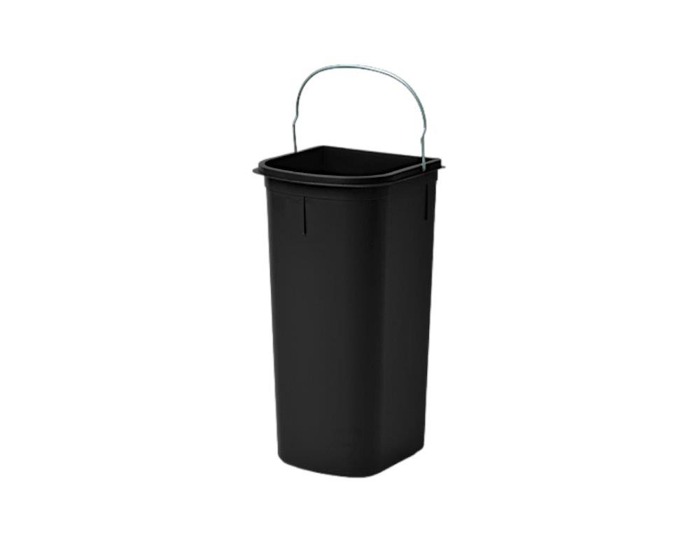 Hailo Inneneimer 1226249 schwarz 8 Liter 185 x 170 x 365 mm und Henkel