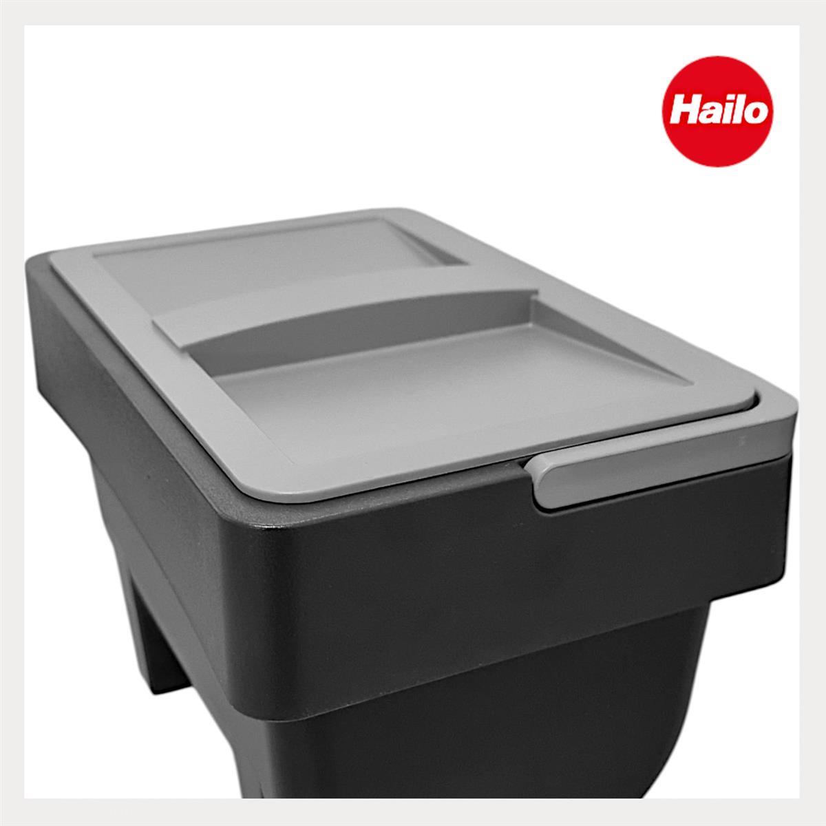 Hailo Universaldepot 3204101 Kitty Paar je 4 Liter mit Henkel grau