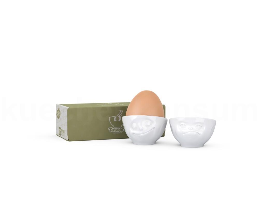 TV Tasse Eierbecher 53.01 Glücklich und hmpff weiß